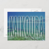 Kaikoura Postkarte (Vorne/Hinten)