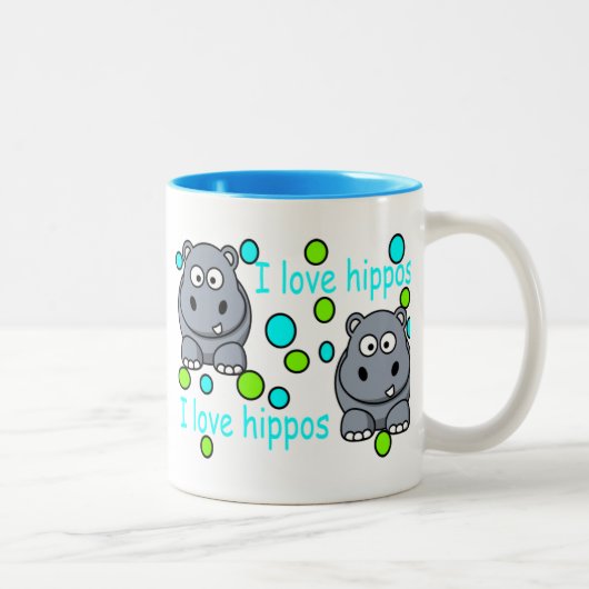 Kaili-s-phantastisch-Hippo-hi Zweifarbige Tasse (Rechts)