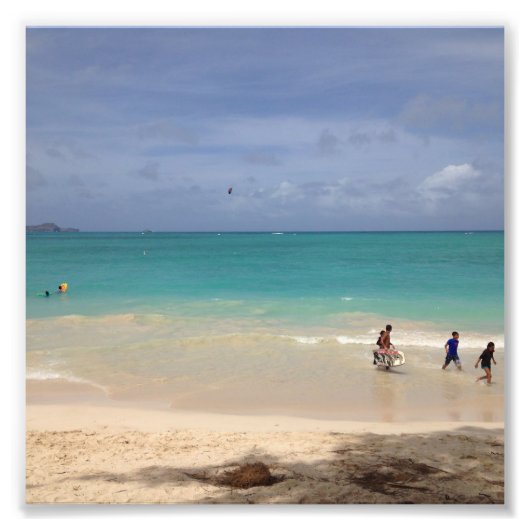 Kailua Beach Fotodruck (Vorne)