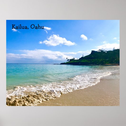 Kailua Beach, Oahu Poster (Vorne)