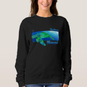Kailua Hawaii Swimming Honu Sweatshirt (Vorderseite)