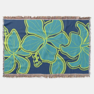 Kailua Hibiscus Hawaiian Floral Wurfdecke Decke