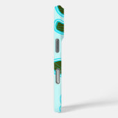 Kailua Hibiskus Hawaiian Engineered Floral Aqua Case-Mate iPhone Hülle (Rückseite / Rechts)