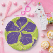 Kailua Hibiskus Hawaiian Engineered Floral Pappteller (Party)