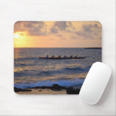 Kailua Kona Ausleger-Kanu-Sonnenuntergang Mousepad (Mit Mouse)