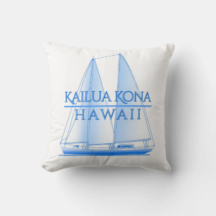 Kailua Kona Coastal Nautical Sailing Sailor Kissen