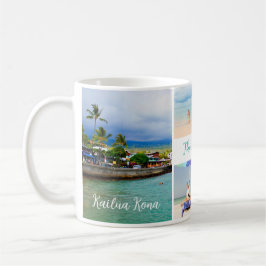 Kailua Kona Hawaii 4 Foto Familienreise Jahr Kaffeetasse
