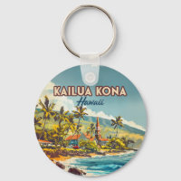 Kailua Kona Hawaii Big Island Beach Vintag