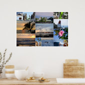 Kailua-Kona Hawaii Collage 36 x 24 Poster (Küche)