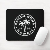 Kailua-kona Hawaii Palm Tree Mens Womens Girls Boy Mousepad (Mit Mouse)