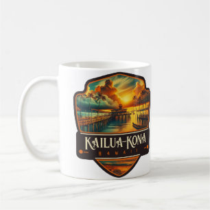Kailua-Kona, Hawaii Vintage Kaffeetasse