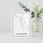 Kailua-Kona Karte (Stehend Vorderseite)