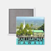 Kailua-Kona Magnet (Vorderseite/Rückseite)