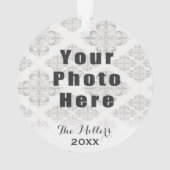 Kailua Kona Pier Hawaii 2 Foto & Text Ornament (Rückseite)