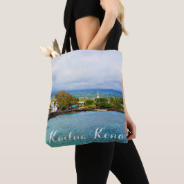 Kailua Kona Pier Hawaii Oil Paint Digital Art Tasche