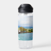 Kailua Kona Pier Hawaii Tropical Trinkflasche (Rückseite)
