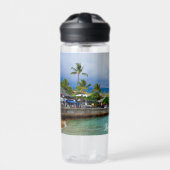 Kailua Kona Pier Hawaii Tropical Trinkflasche (Vorderseite)