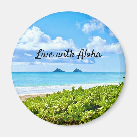 Kailua, Oahu-Platz Magnet (Vorne)