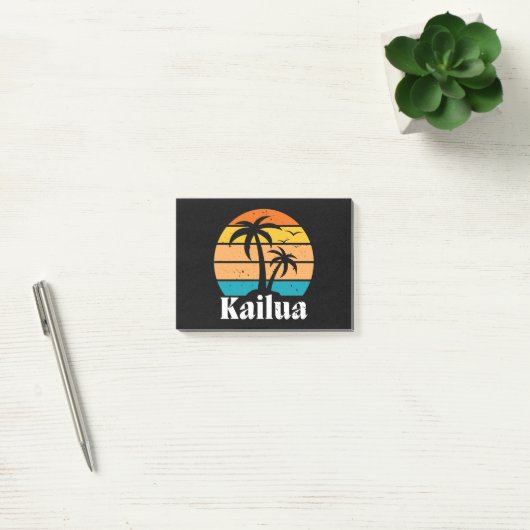 Kailua Retro Vintag Post-it Klebezettel (Büro)