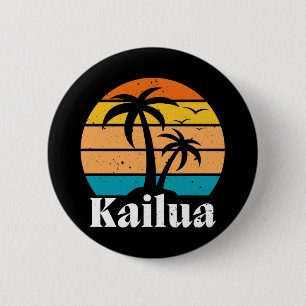 Kailua Retro Vintage Button