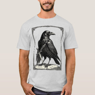 Kaim Dämonischer Vogel Zaun Flair T-Shirt