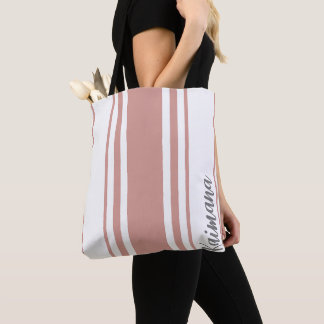 Kaimana Minimalist Streifen Monogramm Tasche