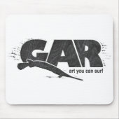 Kaimanfisch-Surfbretter Mousepad (Vorne)