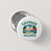 Kaimaninsel Button (Vorne & Hinten)