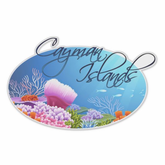 Kaimaninseln Aufkleber (Vorderseite)