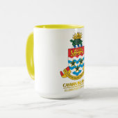 Kaimaninseln COA Tasse (Vorderseite Links)