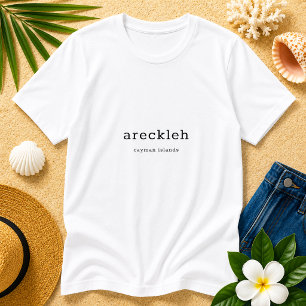 Kaimaninseln-Dialekt Areckleh T-Shirt