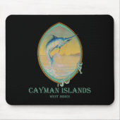 Kaimaninseln Fischen Liebhaber Mousepad (Vorne)