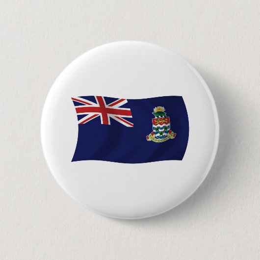 Kaimaninseln-Flagge-Button Button (Vorderseite)