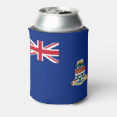 Kaimaninseln-Flagge Cooler Dosenkühler (Kanne Rückseite)