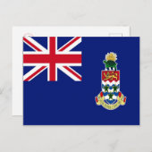 Kaimaninseln - Flagge - Postkarte (Vorne/Hinten)