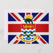 Kaimaninseln Hochwertige Flagge Postkarte (Vorne/Hinten)