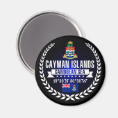 Kaimaninseln Magnet (Vorderseite/Rückseite)