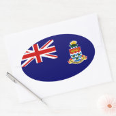 Kaimaninseln Ovaler Aufkleber (Umschlag)