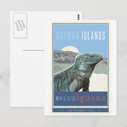 Kaimaninseln Postkarte (Vorne/Hinten)