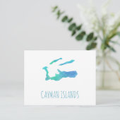 Kaimaninseln Postkarte (Stehend Vorderseite)