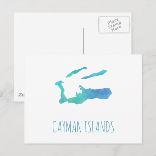 Kaimaninseln Postkarte (Vorne/Hinten)
