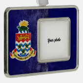 Kaimaninseln Rahmen-Ornament Silber (Rechts)