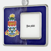 Kaimaninseln Rahmen-Ornament Silber (Links)