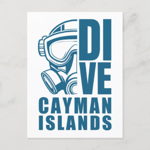 Kaimaninseln Tauchen Postkarte