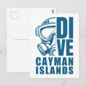 Kaimaninseln Tauchen Postkarte (Vorne/Hinten)