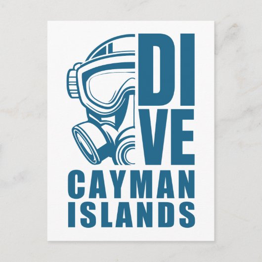 Kaimaninseln Tauchen Postkarte (Vorderseite)