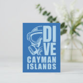 Kaimaninseln Tauchen Postkarte (Stehend Vorderseite)
