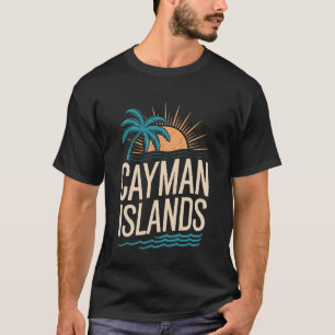 Kaimaninseln Tropische Karibik Strand Souvenirs T-Shirt