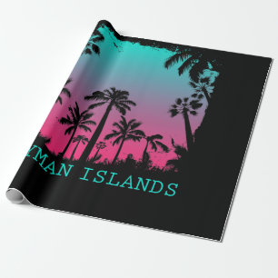 Kaimaninseln Vintag Retro Geschenkpapier