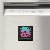 Kaimaninseln Vintag Retro Magnet (In Situ (Geschirrspüler))